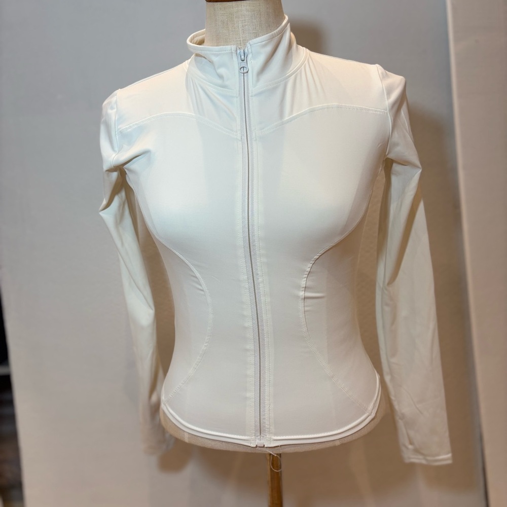 White Zip-Up Jacket